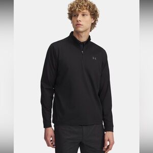 Under Armour UA Drive Quarter Zip - Black with Gray Logo